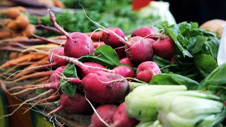 Image de légumes importants pour une bonne alimentation en complément du drainage lymphatique